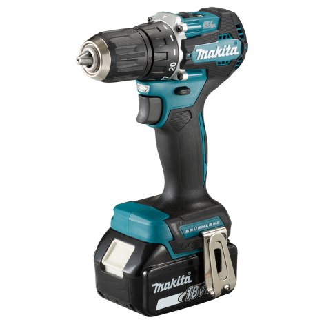 Pora/ruuvinväännin Makita DDF487RTJ; 18 V; 2x5,0 Ah akku