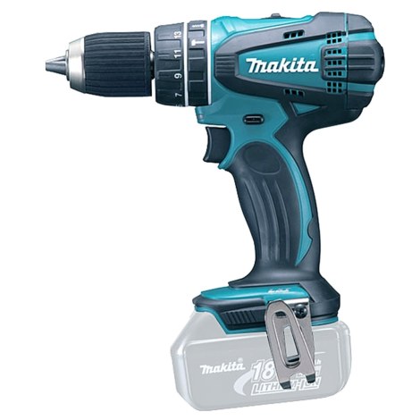 Iskupora / ruuvinväännin Makita DHP456Z; 18 V (ilman akkua ja laturia)
