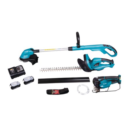 Työkalusarja Makita DLX3018SY (DUH523 + DUR181 + DUM168); 18 V; 2x1,5 Ah akku