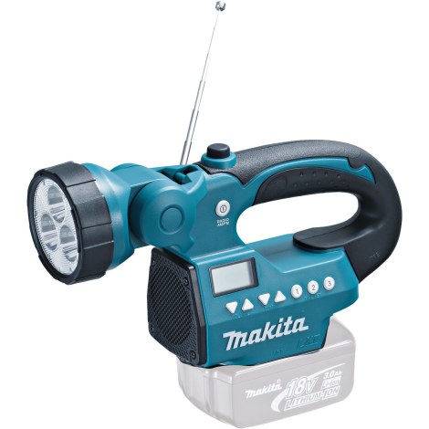 Radio Makita DMR050; 14,4 V-18 V Li-ion (ilman akkua ja laturia)