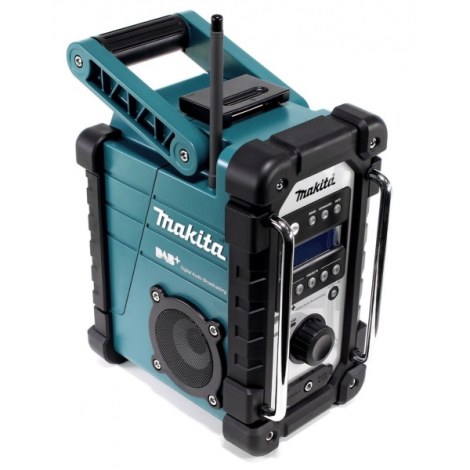 Radio Makita DMR110 DAB+; 7,2-18 V (ilman akkua ja laturia)