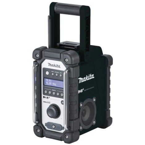 Radio Makita DMR110B DAB+; 7,2-18 V (ilman akkua ja laturia)