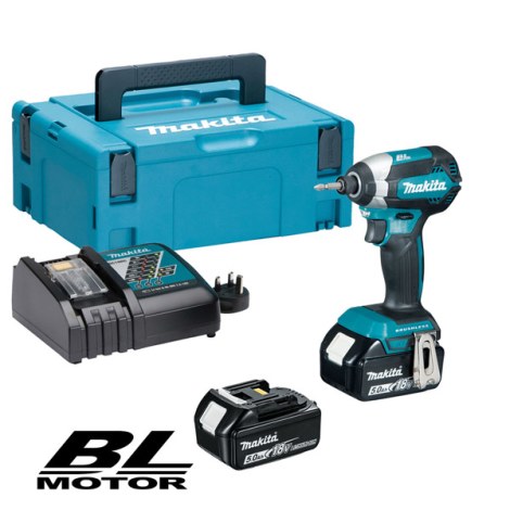 Iskuruuvinväännin Makita DTD153RTJ; 18 V; 2x5,0 Ah akku