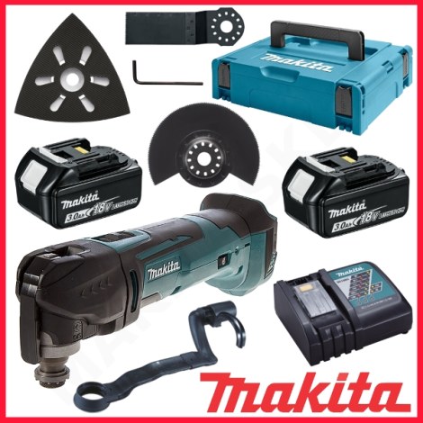Monitoimityökalu Makita DTM51RFJX1; 18 V; 2x3,0 Ah akku + tarviketta