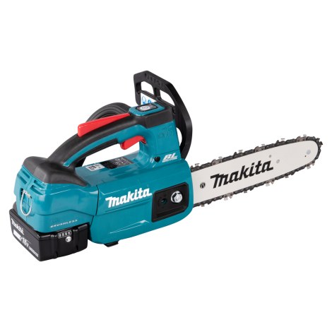 Ketjusaha Makita DUC254RTE; 18 V; 2x5,0 Ah; 25 cm nauha