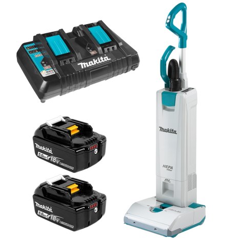 Akkupölynimuri Makita DVC560PT2; 2x18 V; 2x5,0 Ah akku
