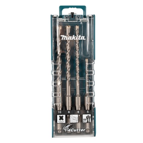 Poranteräsarja Poravasaralle Makita E-14249; SDS-Plus; 4 kpl.