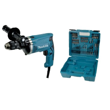 Iskuporakone Makita HP1631JX100 + 75 tarviketta