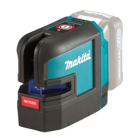 Ristilinjalaser Makita SK105DZ; 12 V (ilman akkua ja laturia)
