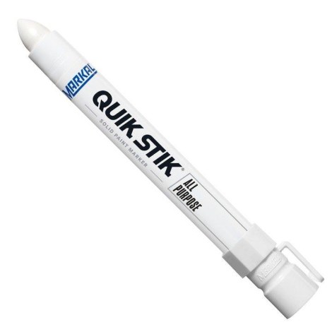 Merkkauskynä Markal QUIK STIK; 17 mm; valkoinen