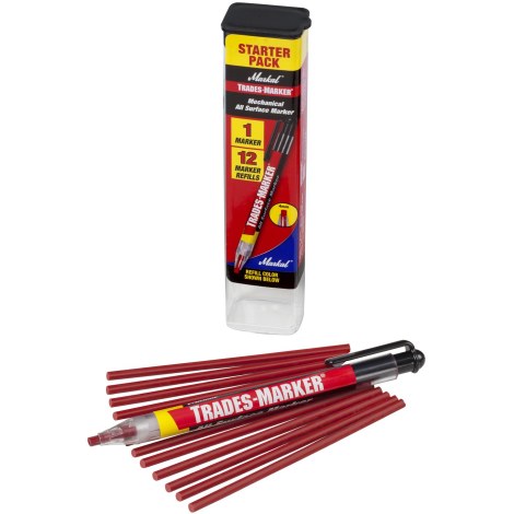 Kynä Markal TRADES-MARKER; punainen