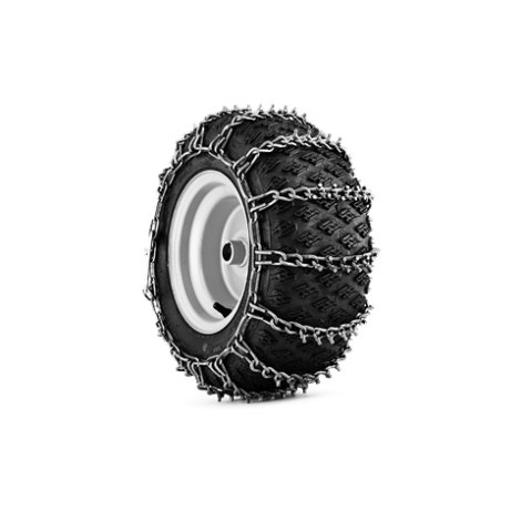 Traktorin renkaan lumiketju McCulloch; 20x10-8''; 2 määrä (nastoilla)