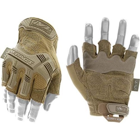 Työkäsineet Mechanix Wear M-Pact Fingerless Coyote; XL