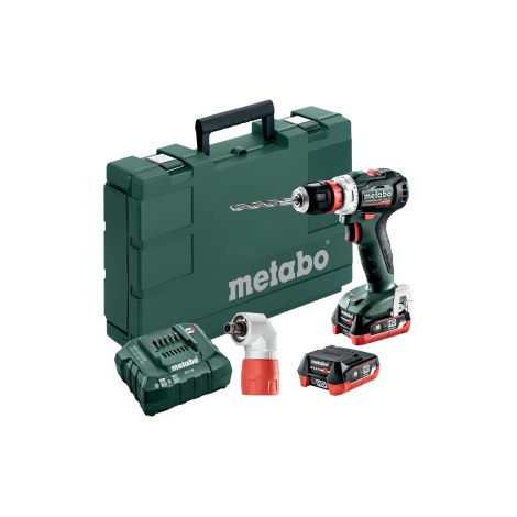 Pora/ruuvinväännin Metabo POWERMAXX BS 12 BL Q PRO; 12 V; 2x4,0 Ah akku