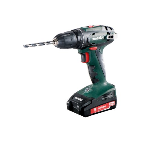 Pora/ruuvinväännin Metabo BS 18; 18 V; 2x2,0 Ah akku