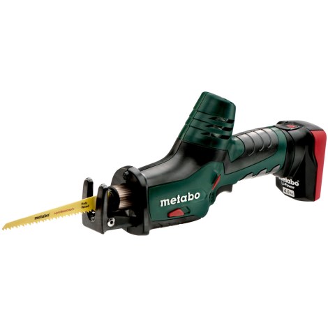Akkupuukkosaha Metabo PowerMaxx ASE; 10,8 V; 2x4 Ah akku