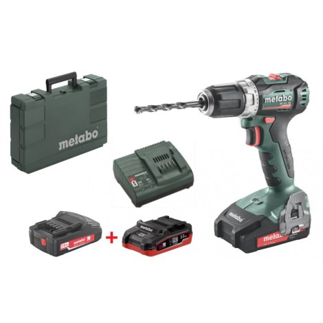 Pora/ruuvinväännin Metabo BS 18 L BL; 18 V; 2x2,0; 1x3,5 Ah  akku
