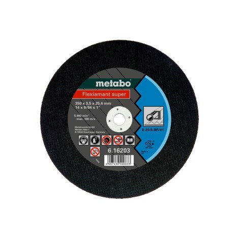 Hiova katkaisulaikka Metabo FLEXIAMANT SUPER; 400x4 mm; metalille