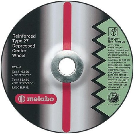 Hiomalaikka Metabo 616729000; 115x6 mm; SF27