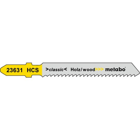 Pistosahanterä Metabo Classic HCS 23631; 5 kpl.