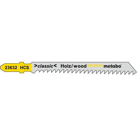 Pistosahanterä Metabo Classic HCS 23632; 5 kpl.