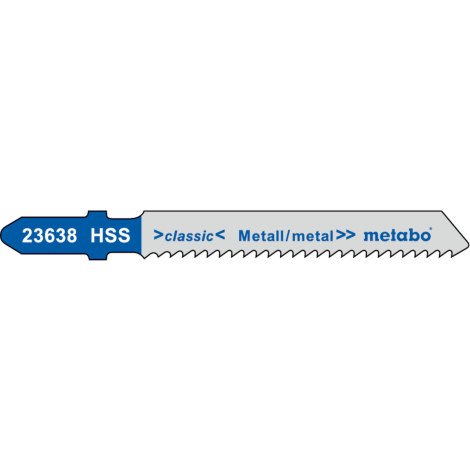 Pistosahanterä Metabo Classic HSS 23638; 5 kpl.