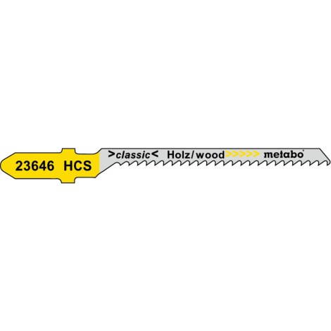 Pistosahanterä Metabo Classic HCS 23646; 5 kpl.