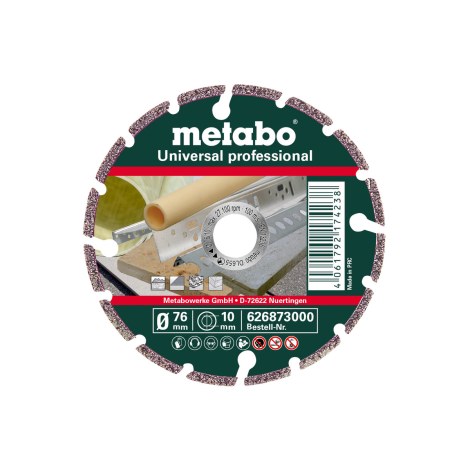 Timanttikatkaisulaikka Metabo Professional UP; 76x10 mm