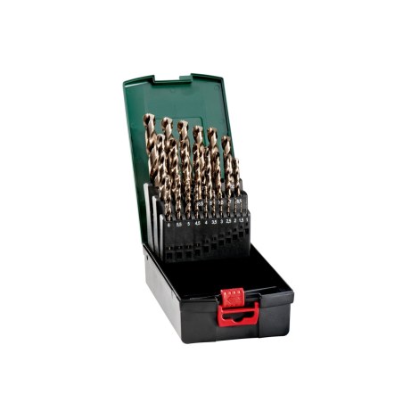 Metalliporanteräsarja Metabo 627122000; 1-13 mm; 25 kpl.