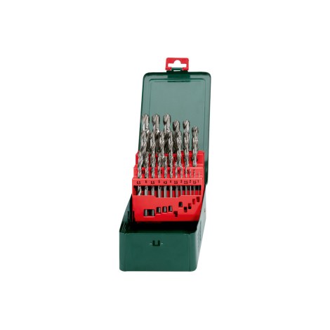 Metalliporanteräsarja Metabo HSS-G; 1-13 mm; 25 kpl.