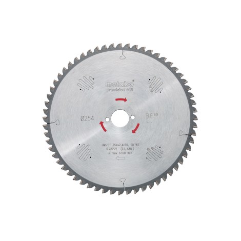 Katkaisuterä puulle Metabo; 160x2,2x20,0 mm; Z24; 20°