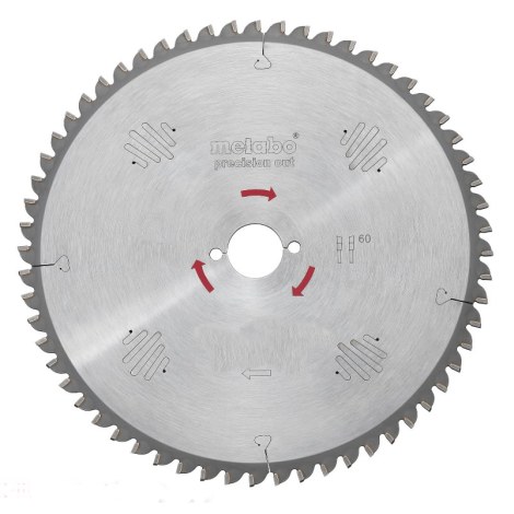Katkaisuterä puulle Metabo Precision Cut; 216x2,4x30,0 mm; Z48; -5°