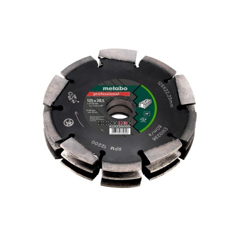 Timanttikatkaisulaikka Metabo 628299000; 125x28,5x22,23 mm