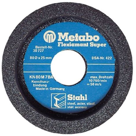 Hiomalevy Metabo; 80x25x22,23-65x15 mm; A80