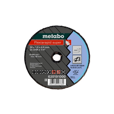 Hiova katkaisulaikka Metabo FLEXIARAPID SUPER; 76x1 mm; metalille