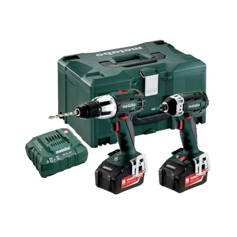 Työkalusarja Metabo Combo Set 2.1.3 (SB 18 LT + SSD 18 LTX 200); 18 V; 2x4,0 Ah akku