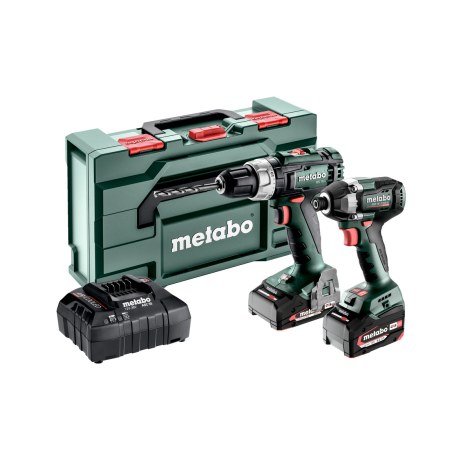 Työkalusarja Metabo 685194000 (BS 18 L + SSD 18 LT 200 BL); 18 V; 1x2,0/4,0 Ah akku