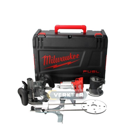 Akkukäyttöinen yläjyrsin Milwaukee M18 FTR8-0X; 18 V (ilman akkua ja laturia)