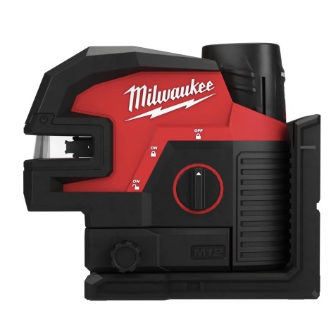 Ristilinjalaser Milwaukee M12 CLL4P-301C