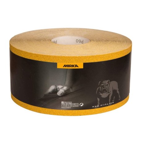 Hiekkapaperirulla Mirka GOLD; 115x50000 mm; P80; 1 kpl.