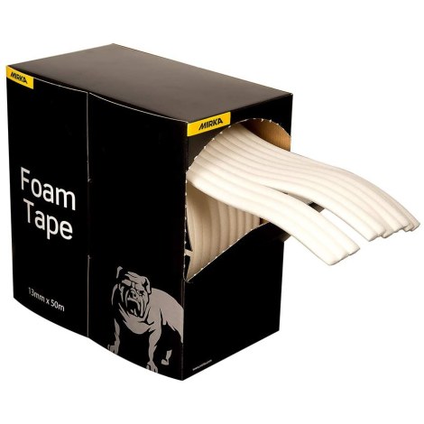 Maalarinteippi (suojaukseen) Mirka Foam Tape; 13 mm; 50 m