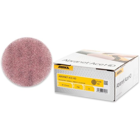 Hiomapaperi Mirka Abranet Ace HD AH23202540; 125 mm; P40