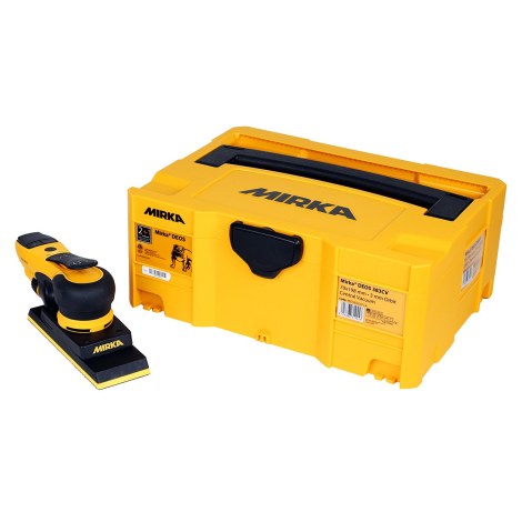 Epäkeskohiomakone Mirka DEOS; 250 W; 70x198 mm + Kantolaukku