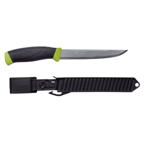 Veitsi kotelolla Morakniv Fishing Scaler 150; 265 mm