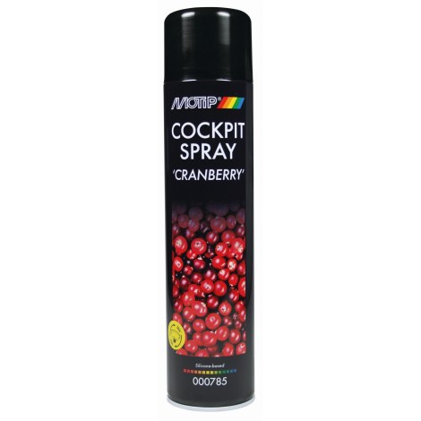 Autonpesuaine Motip COCKPIT SPRAY CRANBERRY; 600 ml