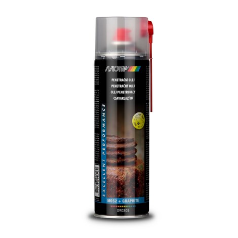 Voiteluöljy ruuvinkiertoon Motip PENETRATING OIL + MoS2; 500ml