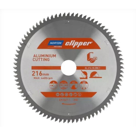 Pöyrösahantetä alumiinille Norton 70184608140; 305x30 mm; Z96 Pöyrösahantetä alumiinille Norton 70184608140; 305x30 mm; Z96