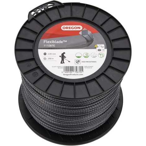 Leikkuulanka Oregon FlexiBlade 111087E; 2,65 mm x 250 m