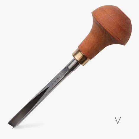 Puolipyöreä työkalu Pfeil B15/6; 6 mm; puun veistämiseen ja linoleikkaukseen