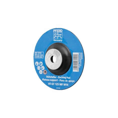 Hioma-alusta hiomapaperille Pferd HT-GT125 MF M14; 125 mm